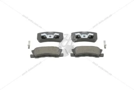 Колодки тормозные дисковые задние Citroen C-Crosser (07-)/ Jeep Compass (06-) CHAMPION 572498CH
