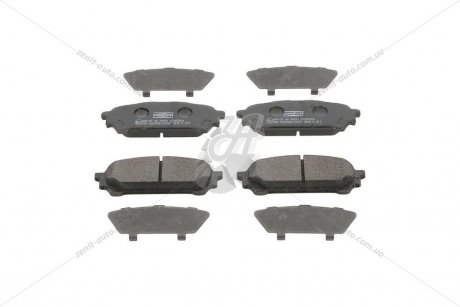 Колодки гальмівні дискові задні Subaru Forester (SG_) (02-12), Impreza Estate (GG) (00-08) CHAMPION 572529CH (фото 1)