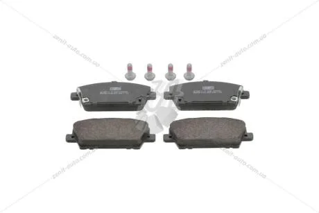 Колодки тормозные дисковые передние Civic VII (06-) CHAMPION 572579CH