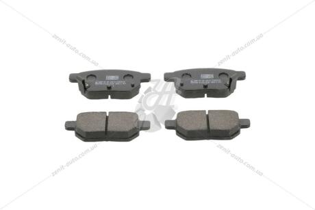 Колодки тормозные дисковые задние Toyota Yaris 1.0 VVT-i, 1.3 VVT-i, D-4D (06-) CHAMPION 572591CH