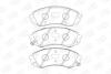 Колодки тормозные дисковые передние Kia Carnival/Grand Carnival III (06-) CHAMPION '572619CH (фото 1)