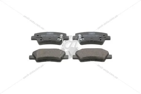 Колодки гальмівні дискові задні Hyundai Accent IV, Elantra V, Sonata V/ Kia Rio III, Soul I CHAMPION 572629CH