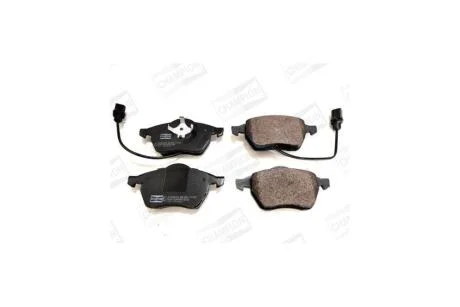 Колодки тормозные дисковые передние (с датчиками) Audi A4 (B5,B6), A6 (C5,C6)/ VW Passat (B5,B5.5) (573037CH) CHAMPION '573037CH