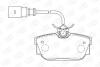 Колодки тормозные дисковые задние (с болтами и датчиками) Ford Galaxy I/ VW T4 CHAMPION '573049CH (фото 1)