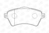 Колодки тормозные дисковые передние Nissan Navara (15-)/ Land Rover Freelander I CHAMPION '573102CH (фото 1)