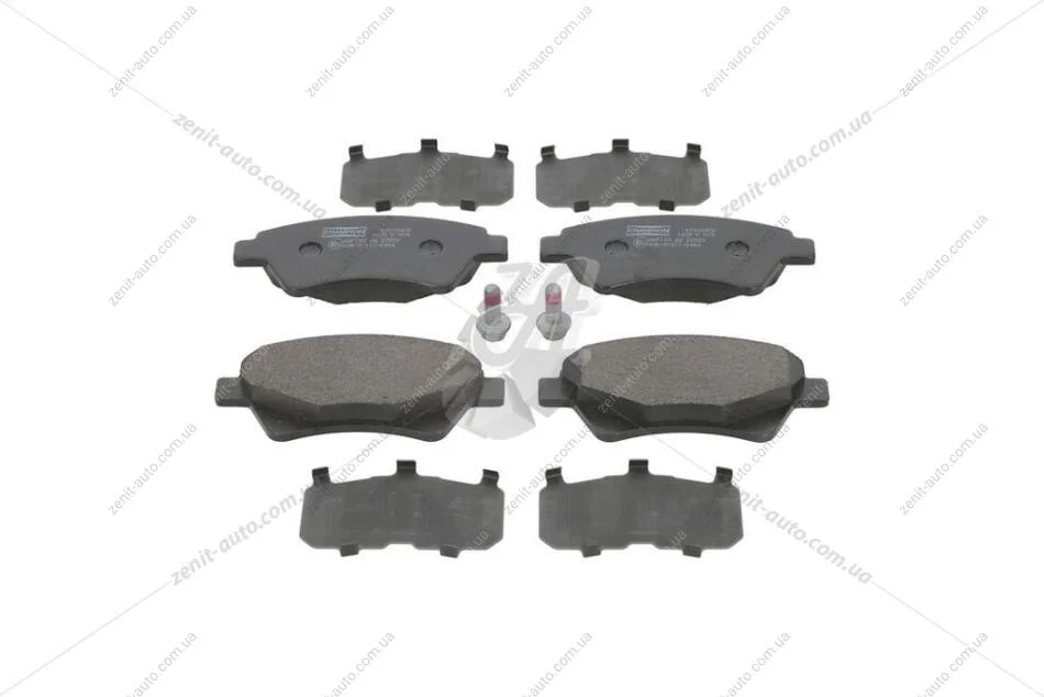 Колодки тормозные дисковые передние Renault Megane II (01-05), Kangoo (01-) CHAMPION 573124CH (фото 1)