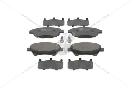 Колодки тормозные дисковые передние Renault Megane II (01-05), Kangoo (01-) CHAMPION 573124CH