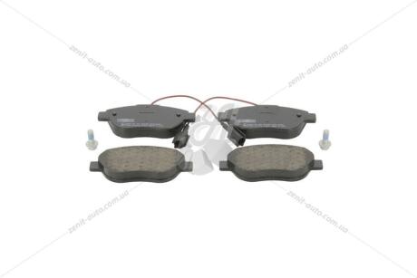 Колодки тормозные дисковые передние Fiat Bravo II, Doblo (05-) CHAMPION 573165CH