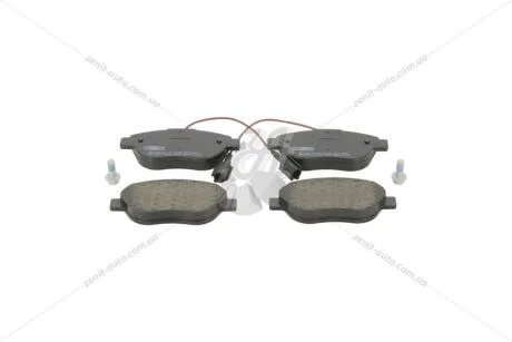 Колодки тормозные дисковые передние Fiat Bravo II, Doblo (05-) CHAMPION 573165CH
