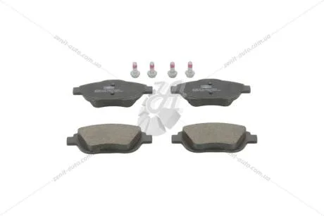 Колодки гальмівні дискові передні/задні Citroen C3 AIRCROSS II (2R_, 2C_) 17-, C3 III (SX) 16-|OPEL CORSA F 19- CHAMPION 573264CH