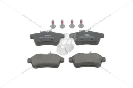 Колодки тормозные дисковые задние Citroen C4 II/ Peugeot 508 I, 3008 I CHAMPION 573315CH