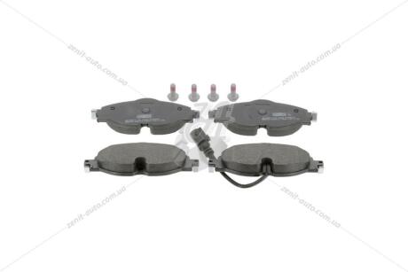 Колодки тормозные дисковые передние (c датчиком и болтами) Skoda Octavia (III,IV), Kodiaq I/ VW Golf VII, Caddy IV CHAMPION 573390CH