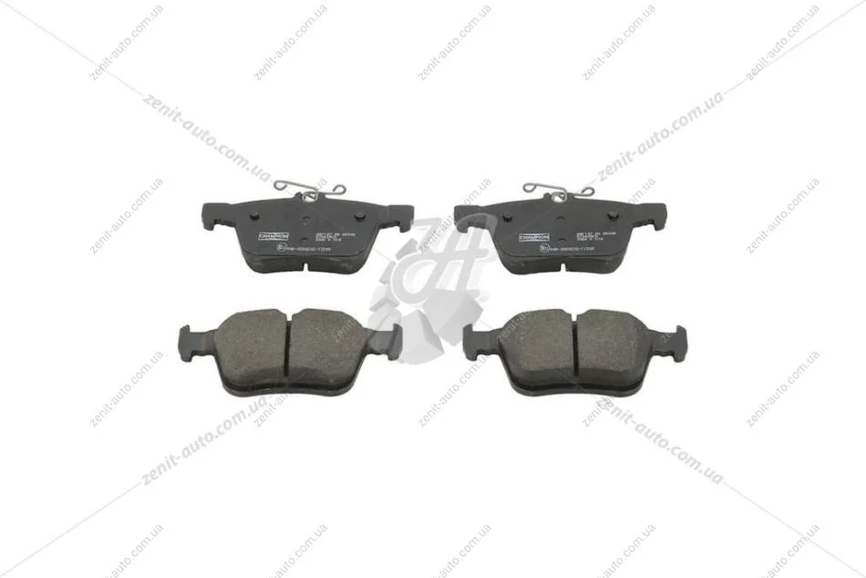 Колодки тормозные дисковые задние Audi A3 (13-)/ Skoda Karoq (17-)/ VW Golf VII, Touran (15-) CHAMPION 573409CH (фото 1)