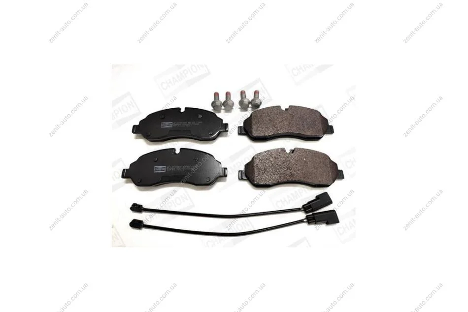 Колодки тормозные дисковые передние (с болтами и датчиками) Ford Transit (13-) (573438CH) CHAMPION '573438CH (фото 1)
