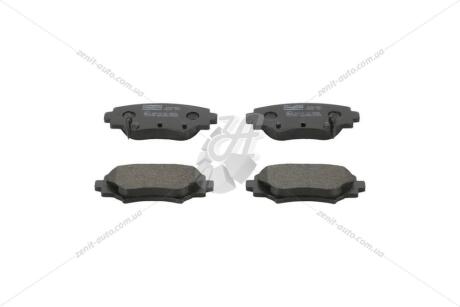 Колодки тормозные дисковые задние MAZDA 3 (BM, BN) 13-, 3 Saloon (BM_, BN_) 13- CHAMPION 573614CH