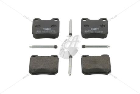Колодки гальмівні дискові задні OPEL Omega A, Omega B, Vectra B CHAMPION 573709CH