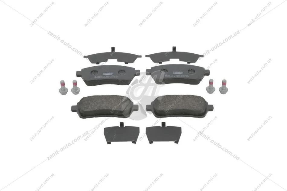 Колодки тормозные дисковые передние FORD Fiesta VI CHAMPION 573747CH (фото 1)