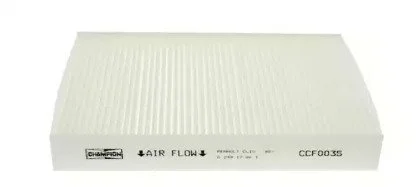 Фильтр салона RENAULT CLIO II (BB_, CB_) 98-16, KANGOO (KC0/1_) 97-, KANGOO Express (FC0/1_) CHAMPION CCF0035