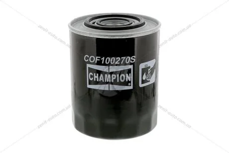 Фільтр масляний Citroen Jumper I 2.8d/ Fiat Ducato (86-11) 2.5, 2.8d/ Renault Master II 2.5, 2.8d CHAMPION COF100270S
