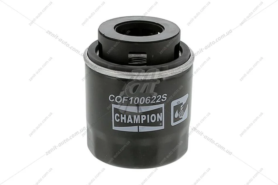 Фильтр масляный Audi A1, A3/Skoda Octavia II, Fabia II, Superb II/VW Jetta, Tiguan, Passat B6, Golf V 1.2, 1.4 TFSI CHAMPION COF100622S (фото 1)