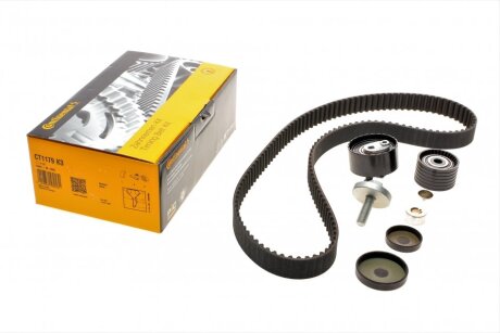 Комплект ремня ГРМ Renault Clio 1,4i 16V 00>05, Sandero, Sandero Stepway 1,6i 16V 12> Contitech CT1179K3 (фото 1)