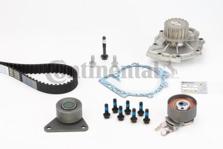Комплект ременя ГРМ з помпою Ford Kuga 2,5ti 09>, Mondeo 2,5ti 07>14, Volvo S40 2,4i 2,5ti 04> Contitech CT979WP2