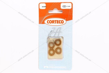 Кільце ущільнювальне форсунки мідне CITROËN/PEUGEOT (компл. 4шт) CORTECO '49430666