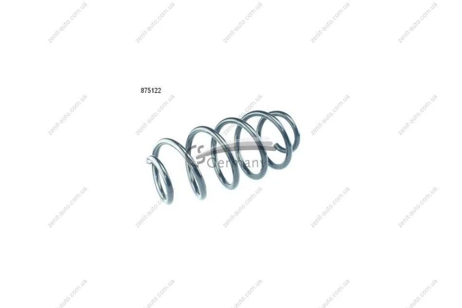 Пружина подвески передняя (кратно 2) Skoda Yeti 4x4 (09-17)/VW Touran 1.9TDI, 2.0TDI (АКПП) (03-15) (14.875.122) CS Germany '14.875.122 (фото 1)