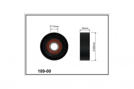 Ролик натяжний ременя Skoda Roomster (5J) (10-15) CX CX189-00