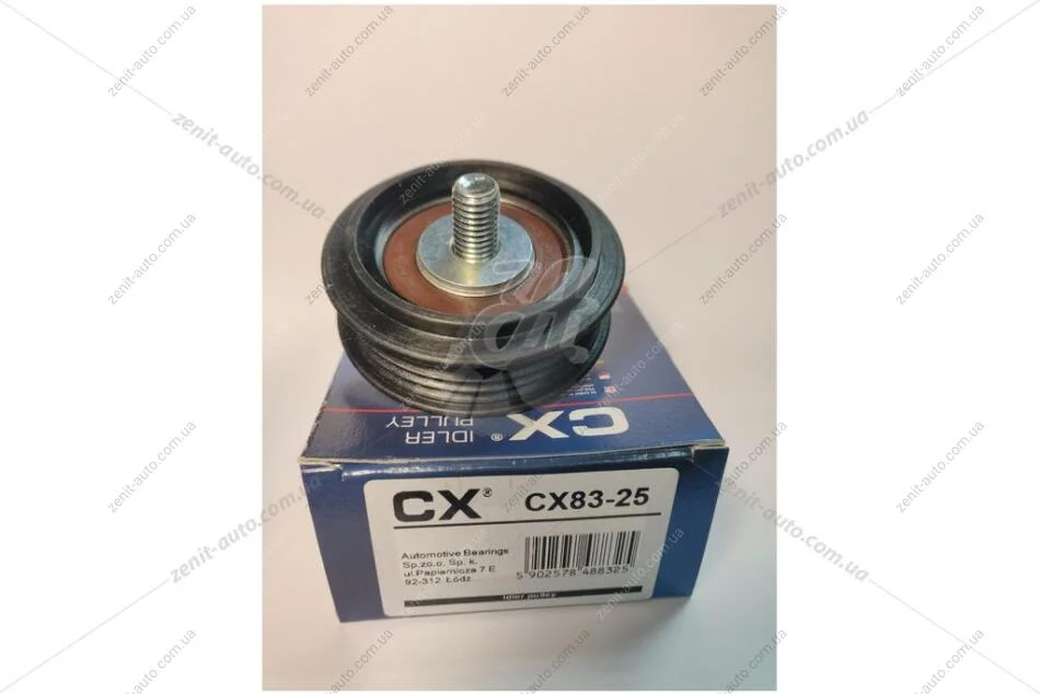 Ролик натяжителя приводного ремня VW Passat (362) (10-14)/Superb I (01-08) CX CX83-25 (фото 1)