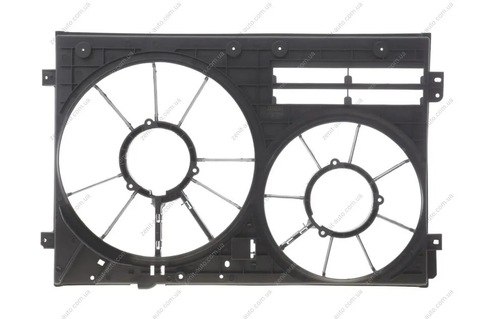 Диффузор вентилятора Skoda Octavia (04-13,14-)/VW Golf (04-),Jetta (06-),Passat (06-13)/Seat Leon (06-10),Toledo (05-09) DPA 11210808502 (фото 1)