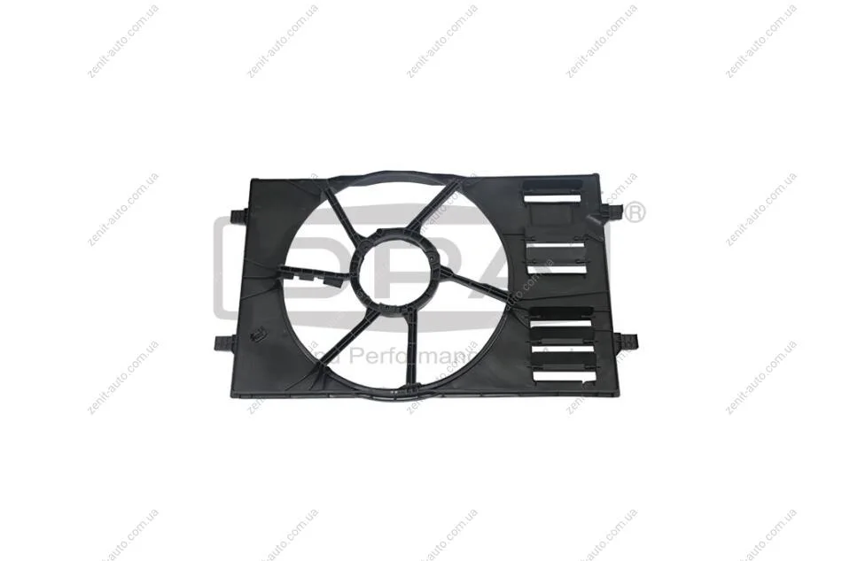 Диффузор вентилятора Skoda Kodiaq (17-),Octavia (13-17,18-),Yeti 14-/VW Golf (13-17),Tiguan (16-17)/Audi A3 (13-17),Q2 (17-) DPA 11211802302 (фото 1)