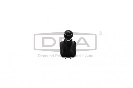 Ручка КПП с пыльником черный 6 ступ VW Sharan (11-),Tiguan (08-)/Seat Alhambra (10-) DPA 77111635102 (фото 1)