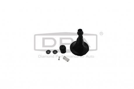 Ручка КПП із пильником чорний 5/6 ступ VW T5 (03-15) DPA 77111639402 (фото 1)