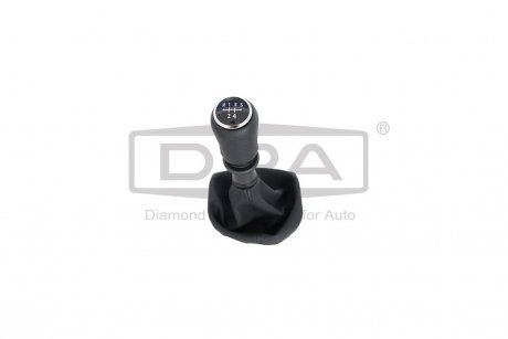 Ручка КПП с пыльником черный 5 ступ без рамки VW T6 (16-19) DPA 77111642602 (фото 1)