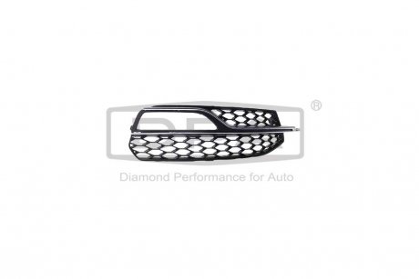 Решетка противотуманной фары прав.с декоративной планкой хром спорт Audi A3 (13-16) DPA '88071887002 (фото 1)
