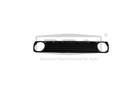 Решітка радіатора без емблеми (два отвори під фари) VW Golf II (19E,1G1) (83-92),Jetta II (19e, 1G2, 165) (84-92) DPA 88530057502