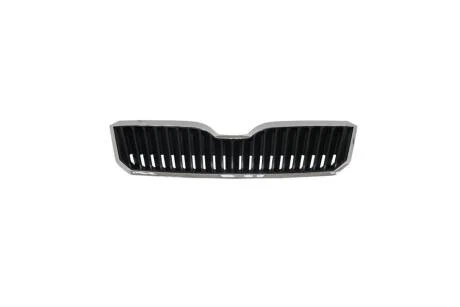 Решітка радіатора без емблеми (хром) Skoda Superb II (3T4) (08-15) DPA 88531334102