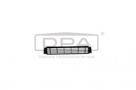Решітка радіатора нижня середня (чорна) VW Polo (09-14) DPA 88531691702