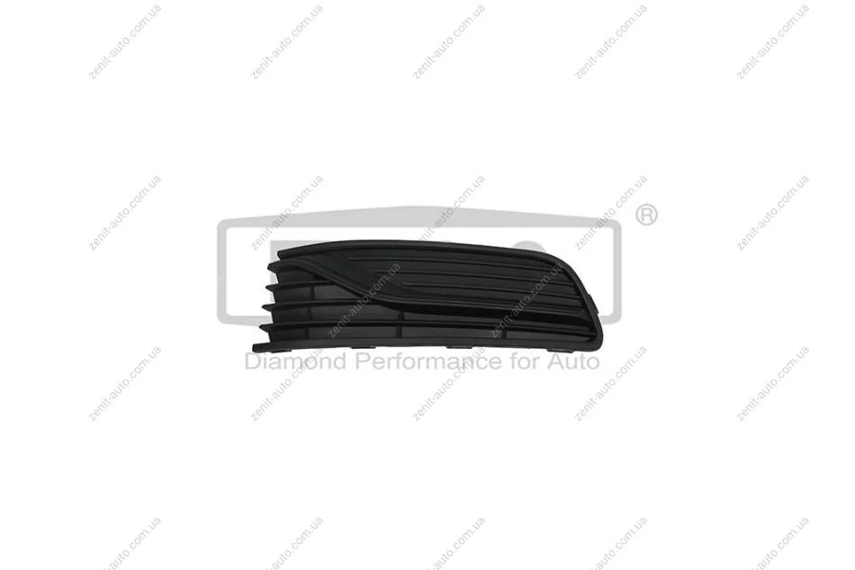 Решетка противотуманной фары без отверстия левая VW Polo (6R1, 6C1) (09-) DPA 88531785702 (фото 1)