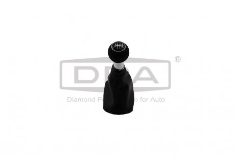 Рукоятка (черная) переключателя передач с пыльником (черным) Audi A3 (01-03) DPA 88631695902
