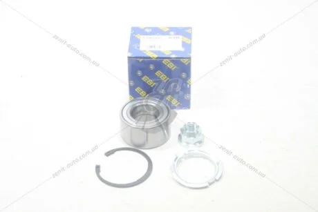 Підшипник маточини перед. Nissan Note (06-12), Micra III/ Renault Logan (I,II), Kangoo (08-), Megane II (EBK1897) EBI 'EBK1897
