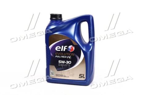 Масло ДВС 5W30 5 л FULLTECH FE Evolution ELF '213935 (фото 1)