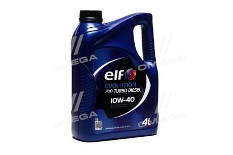 Масло ДВС 10W40 4 л Turbo Diesel Evolution ELF '216673