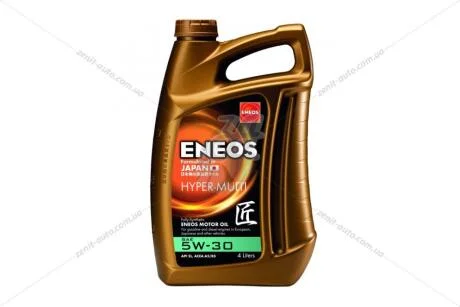 Масло ДВС 5W-30 ENEOS HYPER MULTI RN0700, ACEA A5/B5, 4л, синт. Eneos EU0033301N
