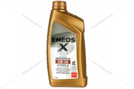 Масло ДВС 5W-30 HYPER-X API SN, ACEA C2/C3, 1л, синт. Eneos EU0039401N