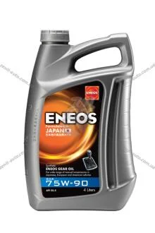 Масло трансмисс. 75W-90 ENEOS GEAR OIL API GL-5, 4л, синт. Eneos EU0080301N