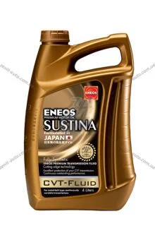 Масло трансмисс. ENEOS SUSTINA CVT-Fluid(для вариаторов с металлическим ремнем и цепью), 4л, синт. Eneos EU0109301N