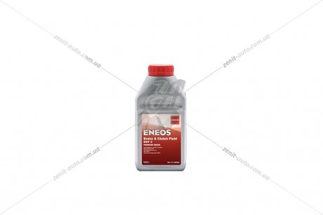 Тормозная жидкость BRAKE & CLUTCH FLUID DOT4, 0,5л, синт. Eneos EU0306297