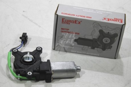 Моторедуктор стеклоподъемника Ланос левый (трехлуч) EuroEx EX-90207 (фото 1)